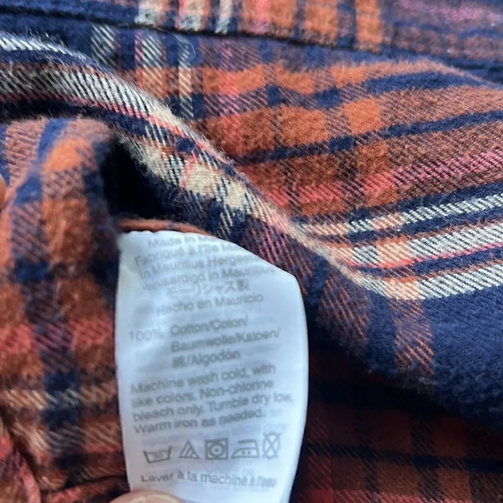 J Crew Men’s L flannel shirt Fall Cozy Autumn casual